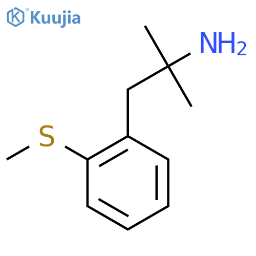2-methyl-1-2-(methylsulfanyl)phenylpropan-2-amine structure