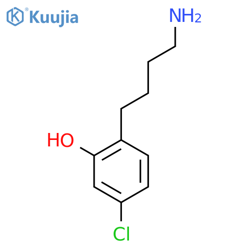 2-(4-aminobutyl)-5-chlorophenol structure