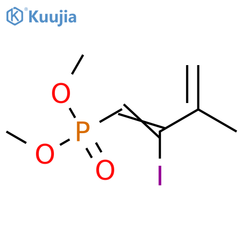 Dimethyl (2-iodo-3-methylbuta-1,3-dien-1-yl)phosphonate structure