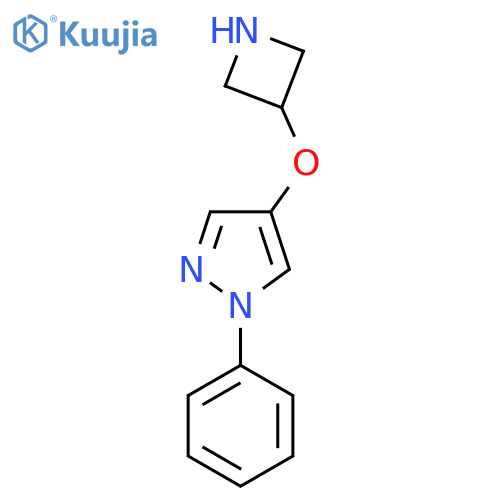 4-(azetidin-3-yloxy)-1-phenyl-1H-pyrazole structure