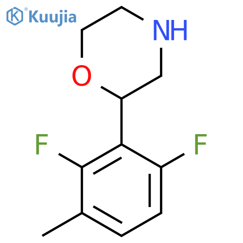 2-(2,6-difluoro-3-methylphenyl)morpholine structure