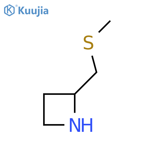 2-(methylsulfanyl)methylazetidine structure