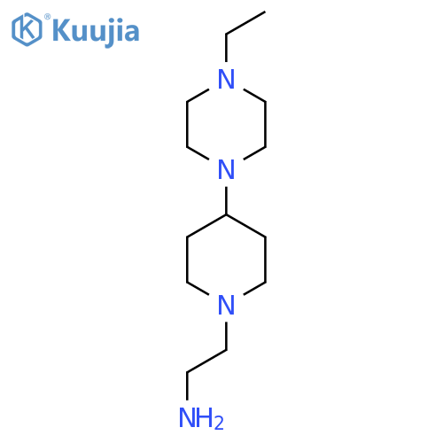 2-4-(4-ethylpiperazin-1-yl)piperidin-1-ylethan-1-amine structure