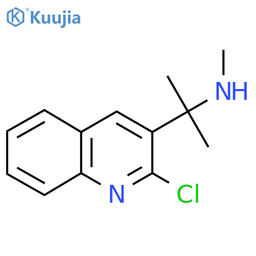 2-(2-chloroquinolin-3-yl)propan-2-yl(methyl)amine structure