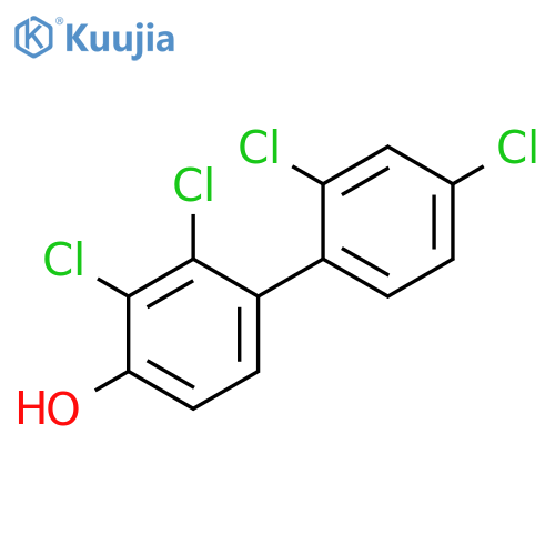[1,1'-Biphenyl]-4-ol, 2,2',3,4'-tetrachloro- structure