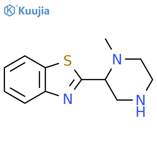 2-(1-methylpiperazin-2-yl)-1,3-benzothiazole structure