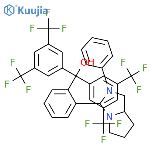Benzenemethanol, α-[3,5-bis(trifluoromethyl)phenyl]-α-[2-[(3R,7aS)-hexahydro-2-phenyl-1H-pyrrolo[1,2-c]imidazol-3-yl]phenyl]-3,5-bis(trifluoromethyl)- structure