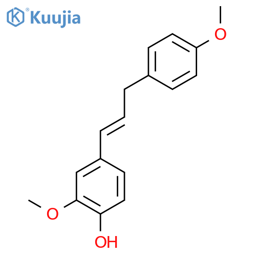 (E)-2-Methoxy-4-(3-(4-methoxyphenyl) prop-1-en-1-yl)phenol structure