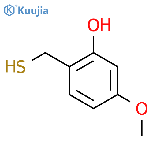 5-methoxy-2-(sulfanylmethyl)phenol structure