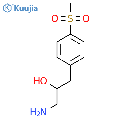1-amino-3-(4-methanesulfonylphenyl)propan-2-ol structure