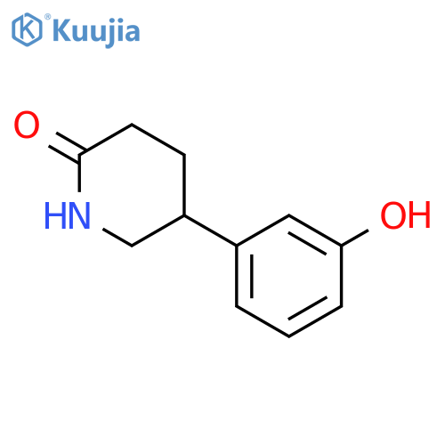 5-(3-Hydroxyphenyl)-2-piperidinone structure
