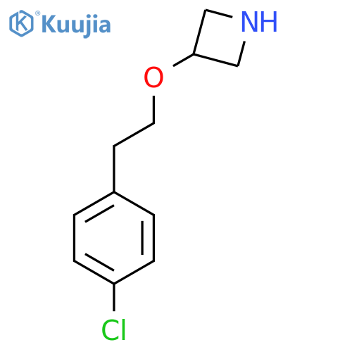 3-2-(4-chlorophenyl)ethoxyazetidine structure