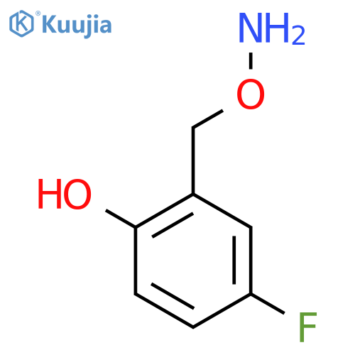 2-(aminooxy)methyl-4-fluorophenol structure