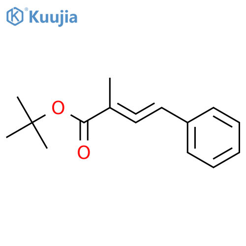 2,3-Butadienoic acid, 2-methyl-4-phenyl-, 1,1-dimethylethyl ester structure