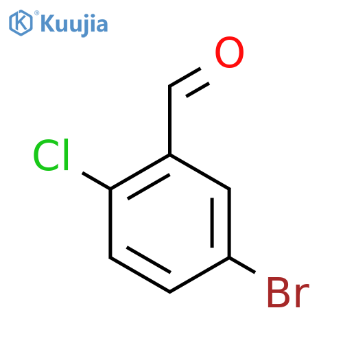 5-Bromo-2-chlorobenzaldehyde structure
