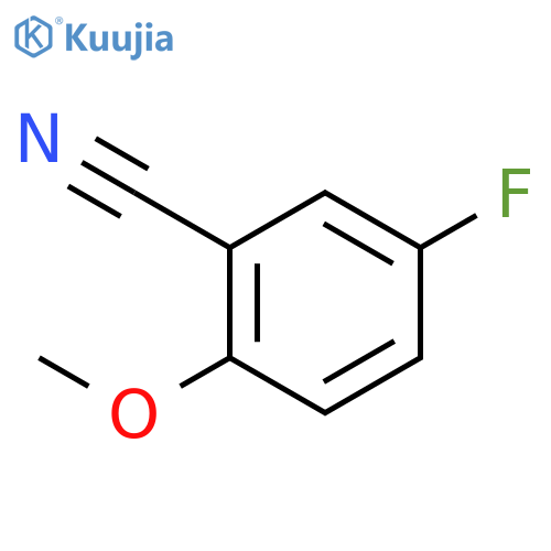 5-Fluoro-2-methoxybenzonitrile structure