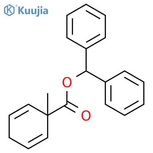 2,5-CYCLOHEXADIENE-1-CARBOXYLIC ACID, 1-METHYL-, DIPHENYLMETHYL ESTER structure