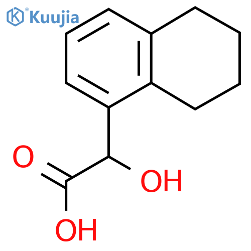 2-hydroxy-2-(5,6,7,8-tetrahydronaphthalen-1-yl)acetic acid structure
