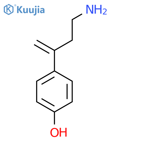 4-(4-aminobut-1-en-2-yl)phenol structure
