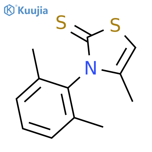 2(3H)-Thiazolethione, 3-(2,6-dimethylphenyl)-4-methyl- structure