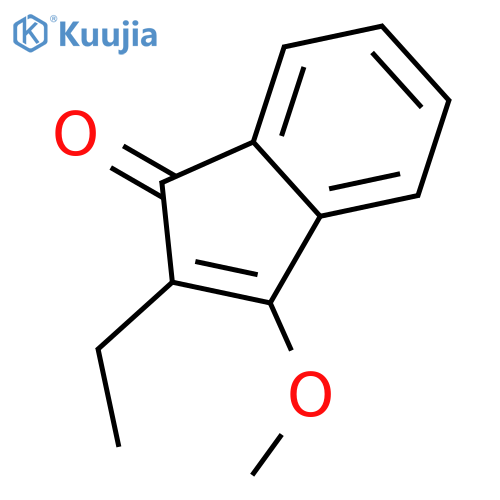 1H-Inden-1-one, 2-ethyl-3-methoxy- structure