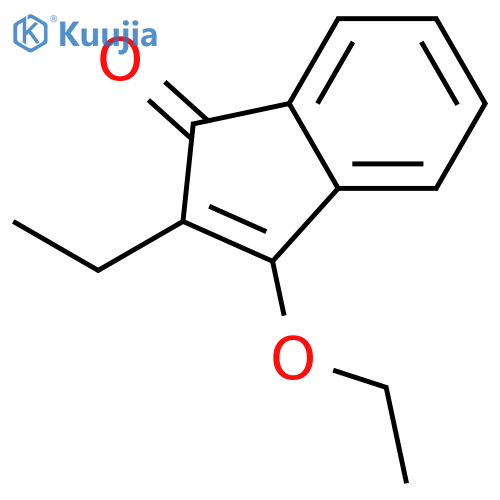 1H-Inden-1-one,3-ethoxy-2-ethyl- structure