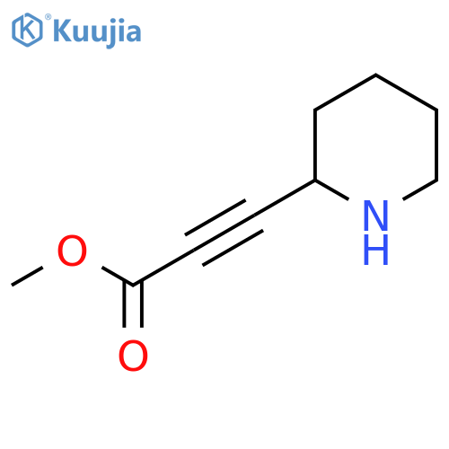Methyl3-(piperidin-2-yl)propiolate structure