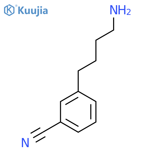 3-(4-aminobutyl)benzonitrile structure