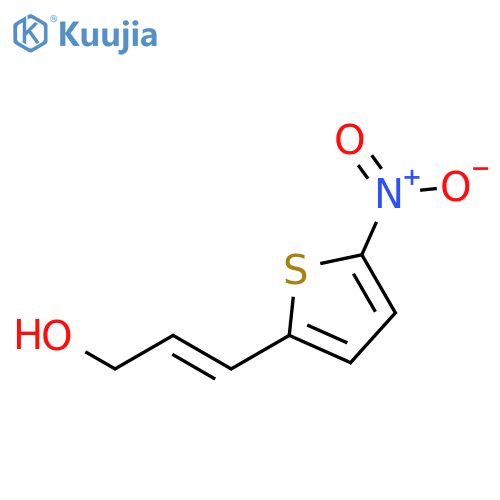 3-(5-nitrothiophen-2-yl)prop-2-en-1-ol structure