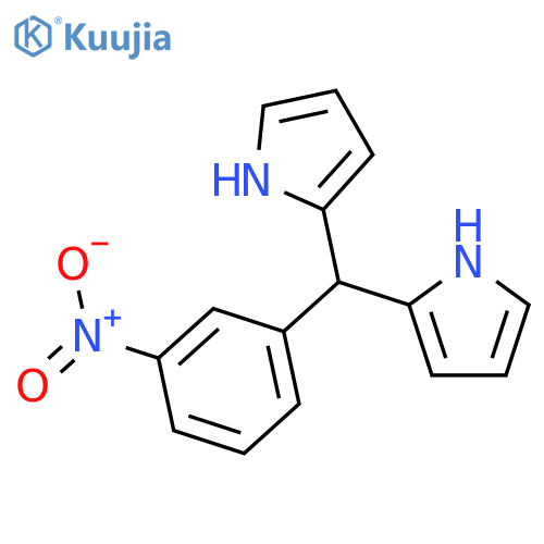 1H-Pyrrole, 2,2'-[(3-nitrophenyl)methylene]bis- structure