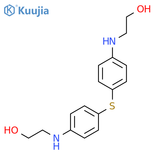 ETHANOL, 2,2'-[THIOBIS(4,1-PHENYLENEIMINO)]BIS- structure