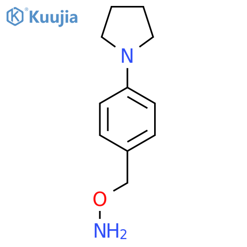 O-{4-(pyrrolidin-1-yl)phenylmethyl}hydroxylamine structure