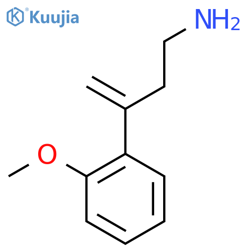 3-(2-methoxyphenyl)but-3-en-1-amine structure