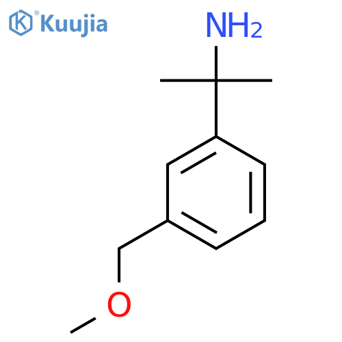 2-3-(methoxymethyl)phenylpropan-2-amine structure