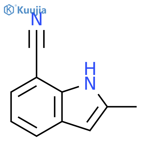 1H-Indole-7-carbonitrile, 2-methyl- structure
