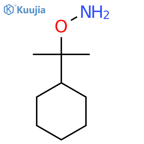 O-(2-cyclohexylpropan-2-yl)hydroxylamine structure