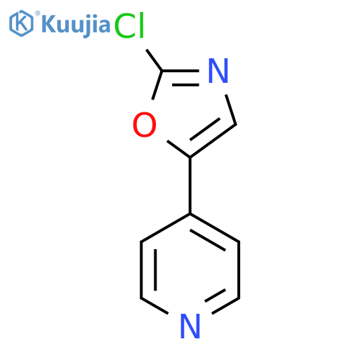 2-Chloro-5-(pyridin-4-yl)oxazole structure