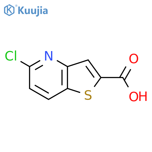 5-chlorothieno3,2-bpyridine-2-carboxylic acid structure