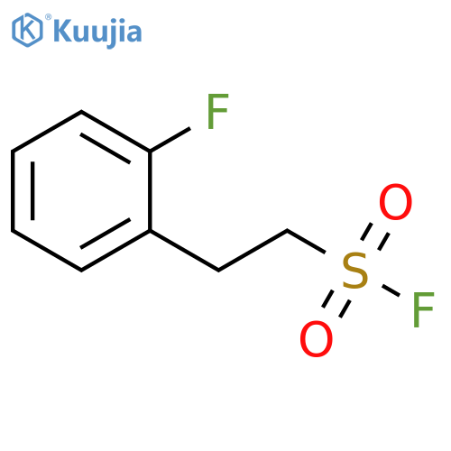 Benzeneethanesulfonyl fluoride, 2-fluoro- structure