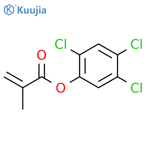 2-Propenoic acid, 2-methyl-, 2,4,5-trichlorophenyl ester structure