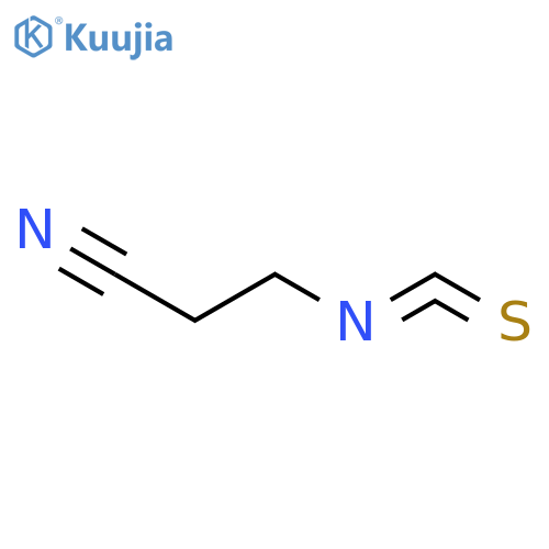 3-isothiocyanatopropanenitrile structure
