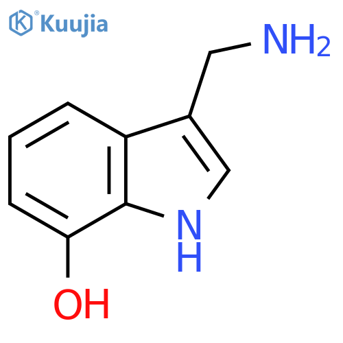 1H-Indol-7-ol, 3-(aminomethyl)- structure