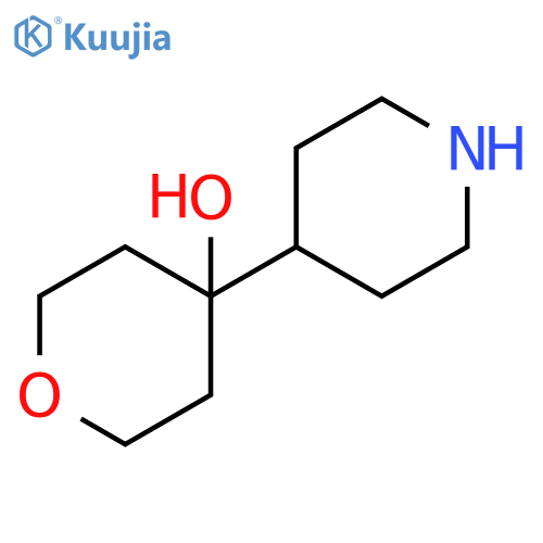 4-(piperidin-4-yl)oxan-4-ol structure