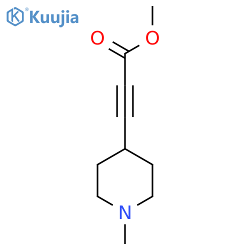 Methyl 3-(1-methylpiperidin-4-yl)prop-2-ynoate structure