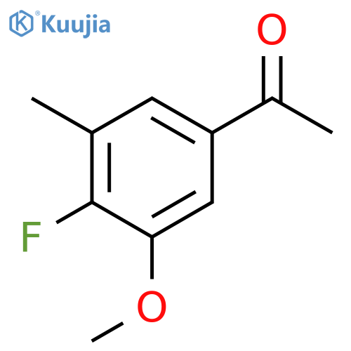 1-(4-Fluoro-3-methoxy-5-methylphenyl)ethanone structure