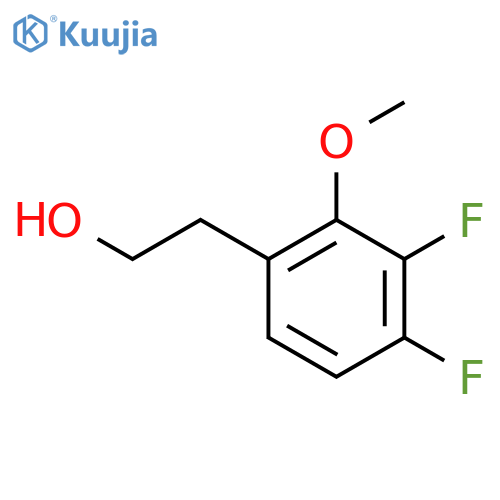 2-(3,4-difluoro-2-methoxyphenyl)ethan-1-ol structure
