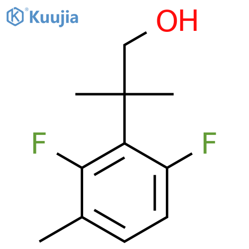 2-(2,6-difluoro-3-methylphenyl)-2-methylpropan-1-ol structure
