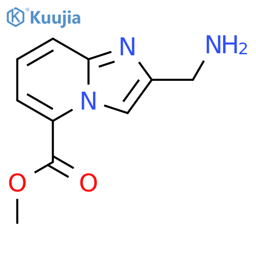 methyl 2-(aminomethyl)imidazo1,2-apyridine-5-carboxylate structure