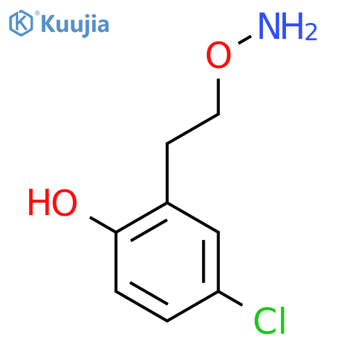 2-2-(aminooxy)ethyl-4-chlorophenol structure
