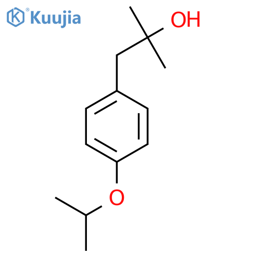 2-methyl-1-4-(propan-2-yloxy)phenylpropan-2-ol structure